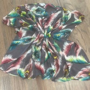 Light weight material. Great for a bathing suit top cover up.